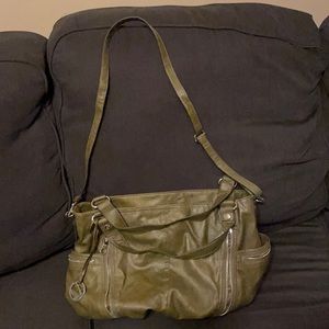 Green handbag